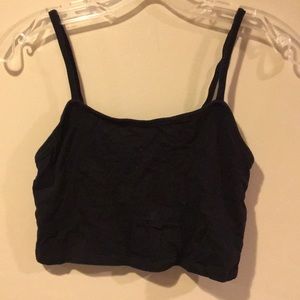 H&M black cropped tank